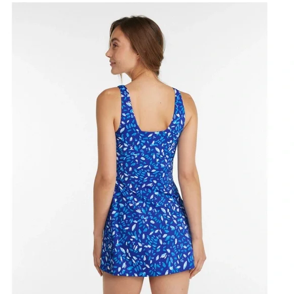 L.L. Bean Beansport Swim Dress - fits size 4-8 - Picture 2 of 7